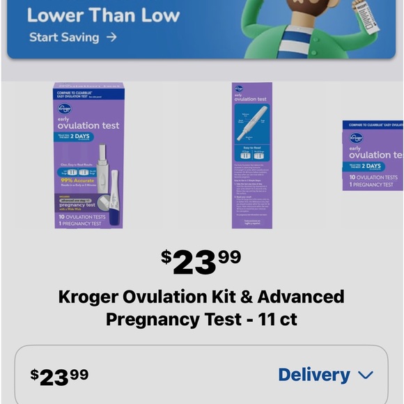 Bath & Body 1 Kroger Early Ovulation Tests Poshmark
